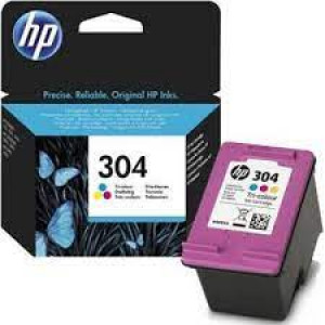 HP 304 Original COLOR Ink Catridge N9K05AE#UUS (100 Pages)